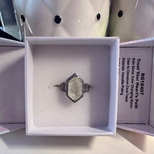 Bomb Party MHA Ring | Color Changing Clear to Cinnamon Coral | Size 5